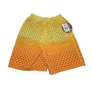 TYR Men's size small orange mermaid skin print trunks